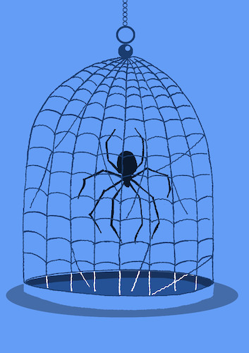 Cartoon: Spider... (medium) by berk-olgun tagged spider