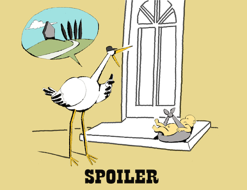 Cartoon: Spoiler... (medium) by berk-olgun tagged spoiler