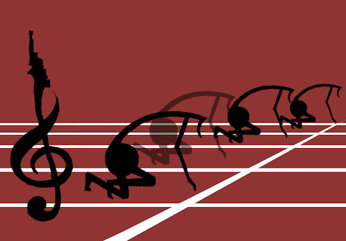 Cartoon: Start... (medium) by berk-olgun tagged start
