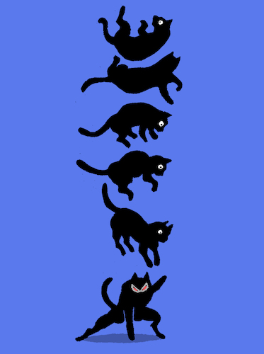 Cartoon: Supercat... (medium) by berk-olgun tagged supercat