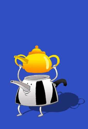 Cartoon: The Best Teapot... (medium) by berk-olgun tagged the,best,teapot
