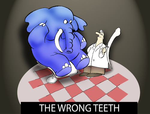 Cartoon: The Wrong Teeth... (medium) by berk-olgun tagged the,wrong,teeth