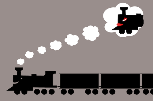 Cartoon: Train Journey... (medium) by berk-olgun tagged train,journey