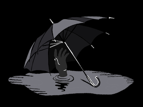 Cartoon: Umbrella... (medium) by berk-olgun tagged umbrella