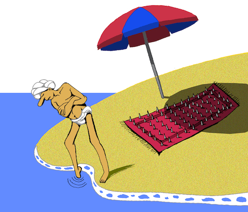 Cartoon: Vacation... (medium) by berk-olgun tagged vacation