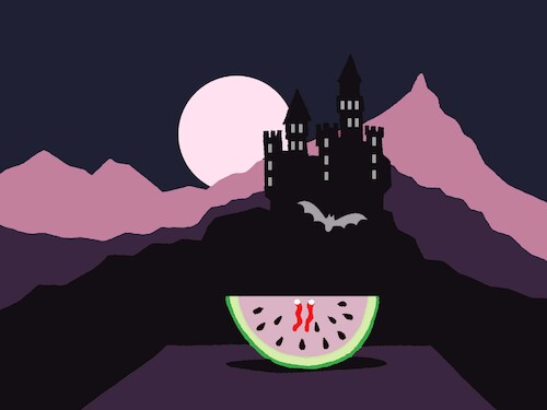 Cartoon: Vampire... (medium) by berk-olgun tagged vampire