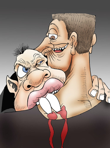 Cartoon: Vampire the Toothy... (medium) by berk-olgun tagged vampire,the,toothy