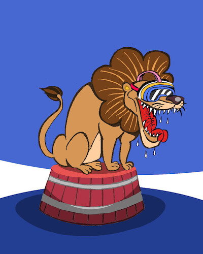 Cartoon: Virrtual Reality... (medium) by berk-olgun tagged virrtual,reality