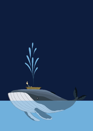 Cartoon: Whale... (medium) by berk-olgun tagged whale