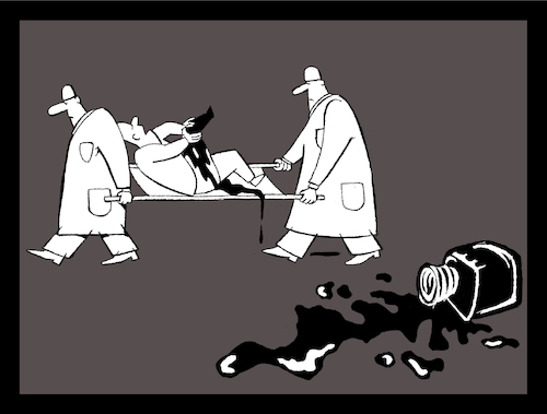 Cartoon: Work Accident... (medium) by berk-olgun tagged work,accident
