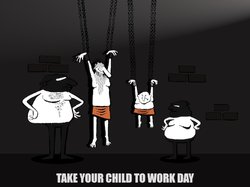 Cartoon: Work Day... (medium) by berk-olgun tagged work,day