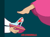 Cartoon: Air Cinderella... (small) by berk-olgun tagged air,cinderella