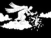 Cartoon: Angel... (small) by berk-olgun tagged angel