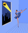 Cartoon: Black Swan... (small) by berk-olgun tagged black,swan