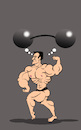 Cartoon: Bodybuilder... (small) by berk-olgun tagged bodybuilder