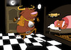 Cartoon: Bull Bell... (small) by berk-olgun tagged bull,bell