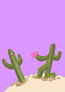 Cartoon: Cactus in Love... (small) by berk-olgun tagged cactus,in,love