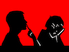 Cartoon: Cell Phone Romance... (small) by berk-olgun tagged cell,phone,romance
