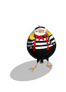 Cartoon: Chick Pantomime... (small) by berk-olgun tagged chick,pantomime