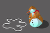 Cartoon: CSI Snowman... (small) by berk-olgun tagged csi,snowman