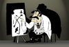 Cartoon: Dali Early Work... (small) by berk-olgun tagged dali,early,work