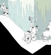 Cartoon: Escher and a Disabled Person... (small) by berk-olgun tagged escher,and,disabled,person