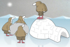 Cartoon: Eskimo at Depression.. (small) by berk-olgun tagged eskimo,at,depresssion