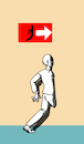 Cartoon: Exit... (small) by berk-olgun tagged exit
