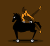 Cartoon: First Pommel Horse... (small) by berk-olgun tagged first,pommel,horse