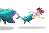 Cartoon: Forced Mermaid... (small) by berk-olgun tagged forced,mermaid