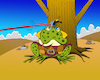 Cartoon: Frog Tell... (small) by berk-olgun tagged frog,tell