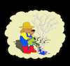 Cartoon: Gardener... (small) by berk-olgun tagged gardener