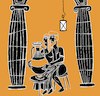 Cartoon: Greek Vase... (small) by berk-olgun tagged greek,vase