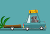 Cartoon: Koala Caravan ... (small) by berk-olgun tagged koala,caravan