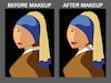 Cartoon: Makeup... (small) by berk-olgun tagged makeup