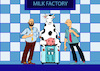 Cartoon: Milk Factory... (small) by berk-olgun tagged milk,factory
