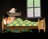 Cartoon: Monster Under My Bed... (small) by berk-olgun tagged monster,under,my,bed