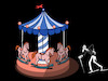 Cartoon: Old Man Carousel... (small) by berk-olgun tagged old,man,carousel