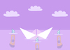 Cartoon: Paper Ship... (small) by berk-olgun tagged paper,ship