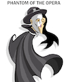 Cartoon: Phantom of the Opera... (small) by berk-olgun tagged phantom,of,the,opera