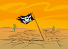 Cartoon: Pirate Cow... (small) by berk-olgun tagged desert