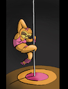 Cartoon: Pole Dance... (small) by berk-olgun tagged pole,dance