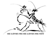 Cartoon: Praying Mantis...