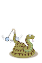 Cartoon: Rattlesnake... (small) by berk-olgun tagged hypnosis