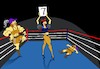 Cartoon: Ring Girl... (small) by berk-olgun tagged ring,girl