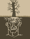 Cartoon: Roots... (small) by berk-olgun tagged roots