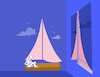 Cartoon: Sailing Ship... (small) by berk-olgun tagged sailing,ship