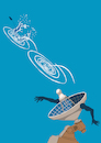 Cartoon: Satellite Antenna... (small) by berk-olgun tagged satellite,antenna