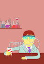 Cartoon: Scientist... (small) by berk-olgun tagged scientist