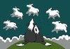 Cartoon: Sheep Clouds... (small) by berk-olgun tagged sheep,clouds
